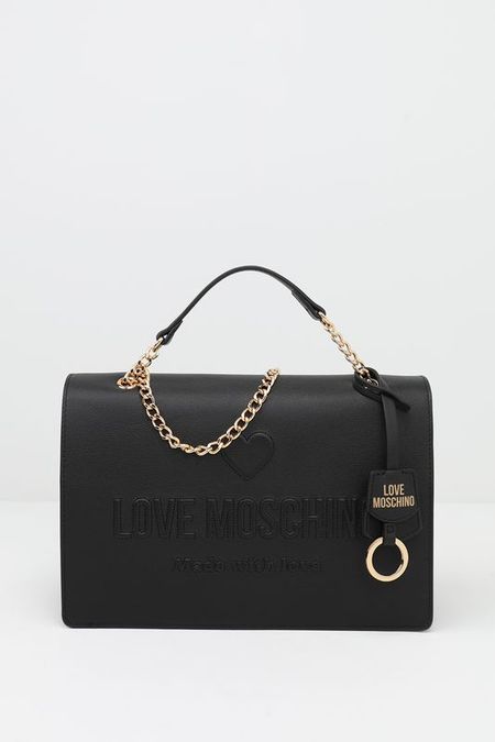 Сумка кросс-боди кожаная с тиснением логотипа Love Emobossed Love Moschino 30090₽