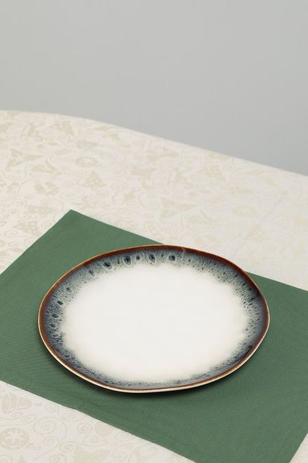 Тарелка обеденная фарфоровая с принтом Nuances Easy Life 1267₽