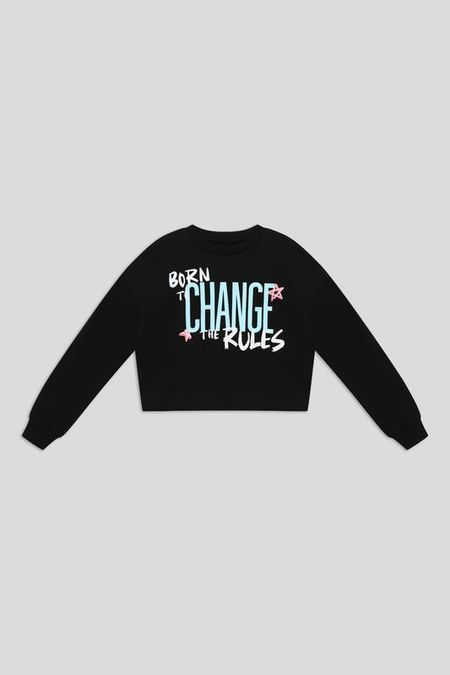 Свитшот хлопковый с принтом OVS 1390₽