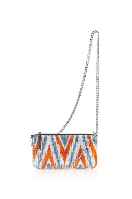 Сумка клатч шелковая с принтом MICHEL KATANA 7650₽