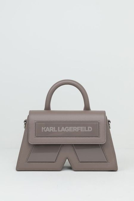 Сумка кросс-боди кожаная с логотипом Ikon Karl Lagerfeld 27500₽