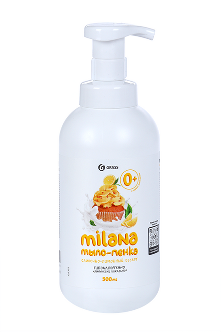 Мыло-пенка Гросс Милана сливочно-лимонный десерт, 500 мл