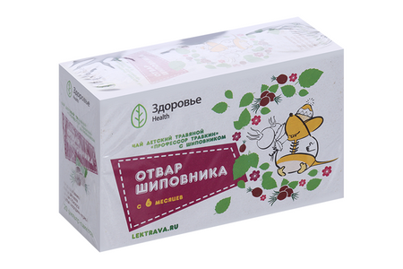 Чай Профессор Травкин шиповник, 1,5 г, 20 шт