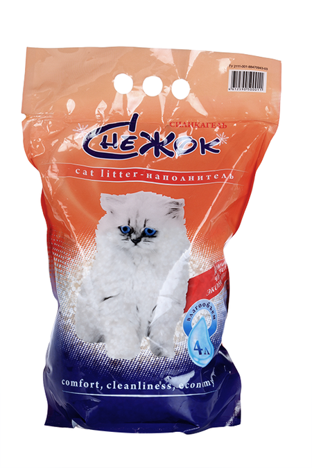 Наполнитель силикагелевый Снежок-Силикагель 4 л 482₽