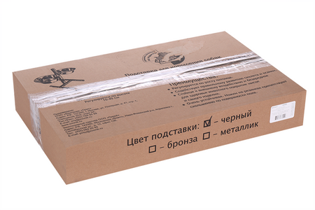 Подставка ЗООНИК квадратная высота 10-45смметал миски 2шт по 16 л дсобаккошек 1434₽