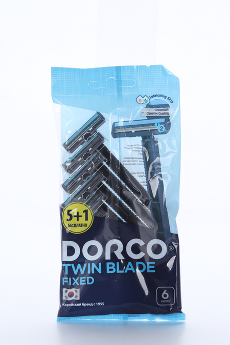 Бритва Dorco Twin Blade 2 увлаж полоса однораз 6 шт 51 бесплатно 111₽