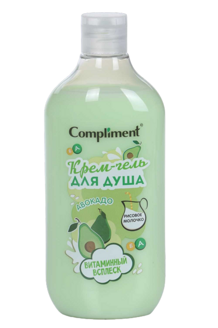 Крем-гель ддуша Compliment Витаминный всплеск 500 мл 189₽