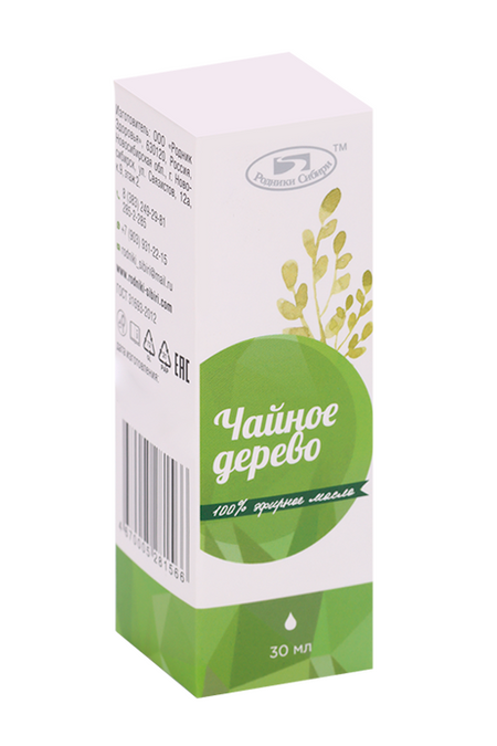 Масло Родники Сибири чайного дерева 30 мл 282₽