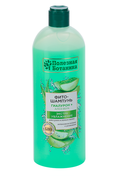 Фито-шампунь Полезная ботаника экстраувлаж д/сухих и ломких волос, 430 г