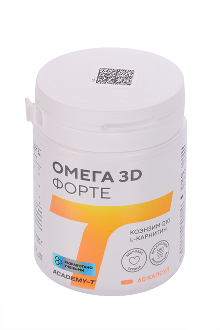 Омега-3D Форте Академия-Т 60 шт капсулы 567₽