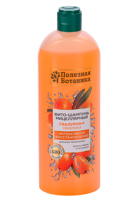 Фито-шампунь Полезная ботаника интенсивное восстановление д/всех типов волос, 430 г