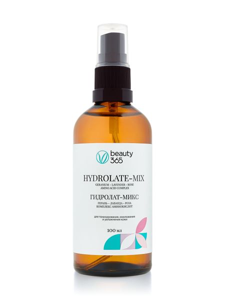 Beauty 365 Гидролат-микс «Герань-Лаванда-Роза»,100 мл