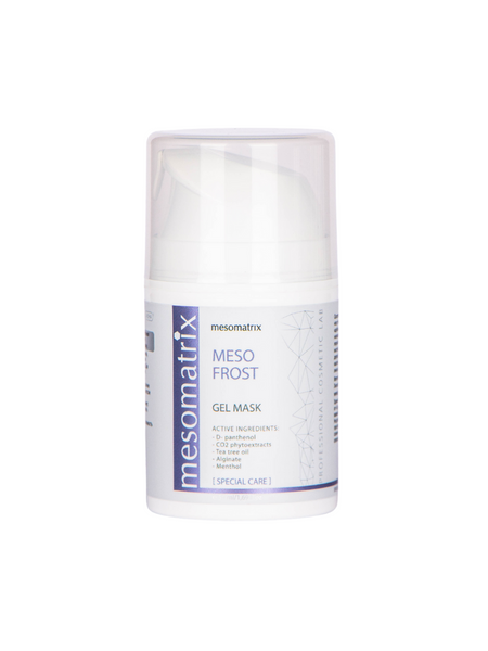 MESOMATRIX / МЕЗОМАТРИКС гель-маска MESO FROST успокаивающая и охлаждающая после пилингов и агрессивных процедур, 50 мл