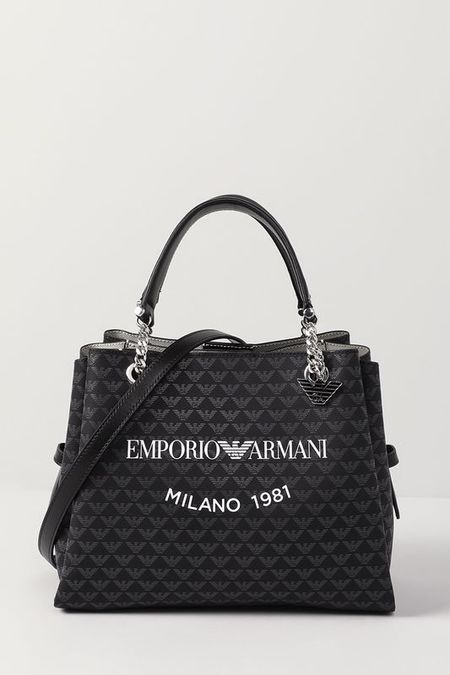 Сумка-шоппер с принтом из монограмм EMPORIO ARMANI 27990₽