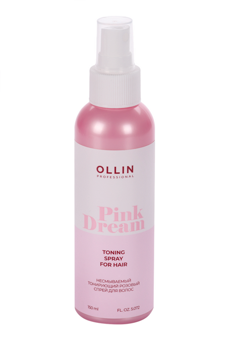 Спрей OLLIN Professional PINK DREAM несмываемый Тонирующий Розовый 150 мл