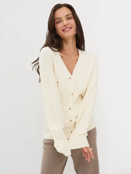 Вязаный кардиган с косами SAVAGE 3399₽