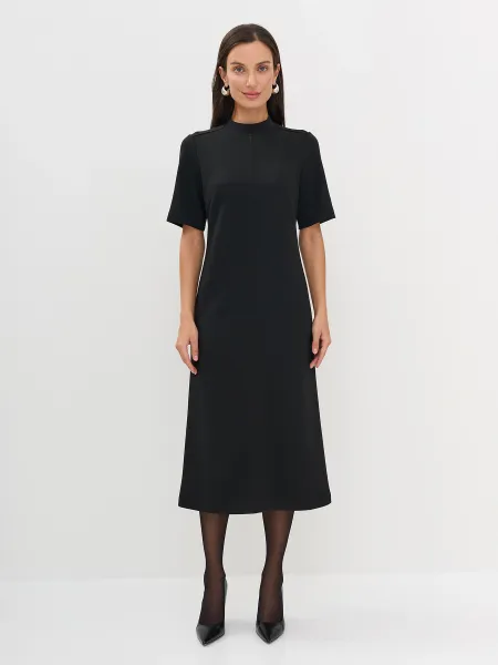 Базовое платье-миди с короткими рукавами SAVAGE 2599₽