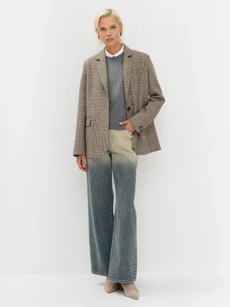 Oversize жакет в клетку SAVAGE 6699₽