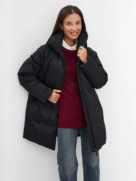 Укороченное пальто с внутренней стежкой SAVAGE 6299₽