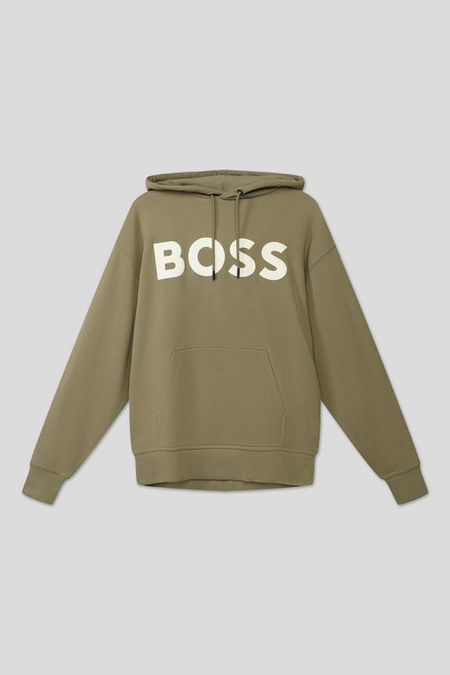 Хлопковое худи с логотипом бренда BOSS 8990₽