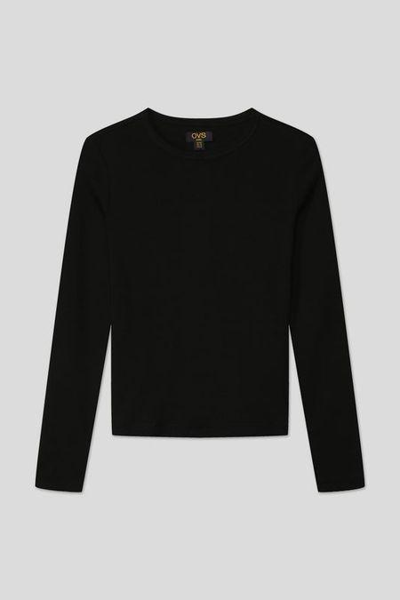 Хлопковый лонгслив OVS 292₽