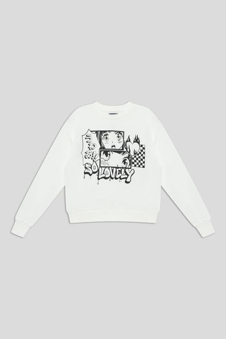 Свитшот хлопковый с принтом OVS 1110₽