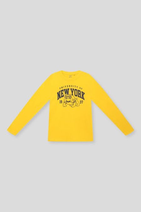 Лонгслив хлопковый с принтом OVS 496₽