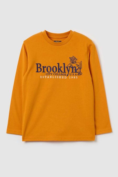 Лонгслив хлопковый с принтом OVS 1040₽