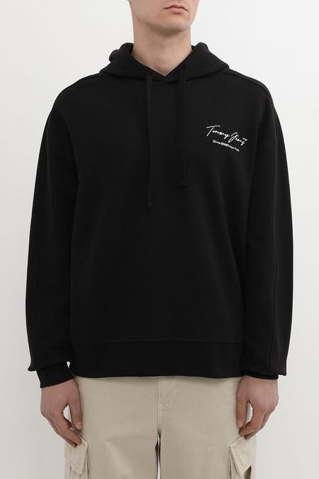 Худи хлопковое с логотипом Tommy Jeans 9590₽