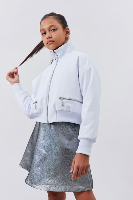 Куртка утепленная с воротником стойкой укороченная GnK 10350₽