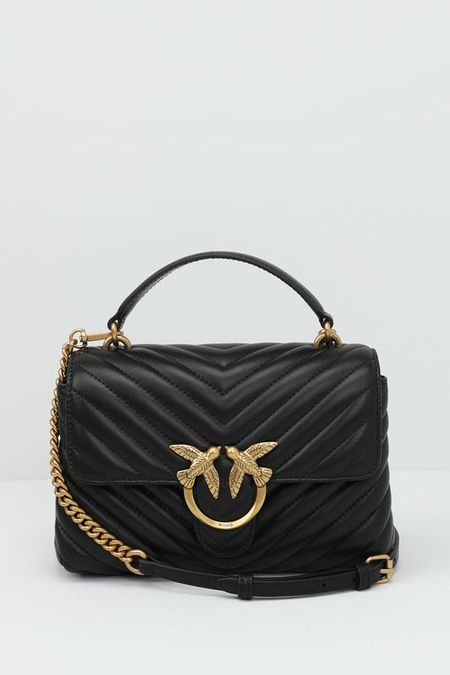 Сумка сэтчел кожаная Love Lady Pinko 34990₽