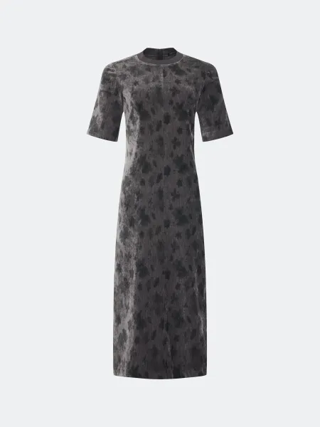 Велюровое платье с принтом SAVAGE 5599₽