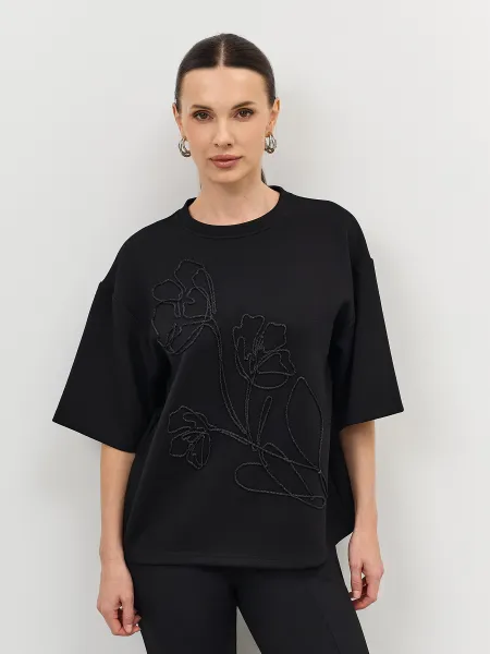 Укороченный джемпер с аппликацией SAVAGE 2599₽