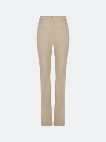 Прямые брюки из экокожи SAVAGE 5799₽