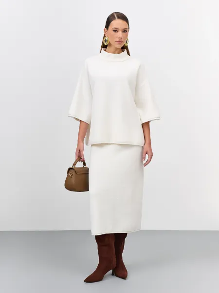 Юбка-миди из текстурной пряжи SAVAGE 3999₽