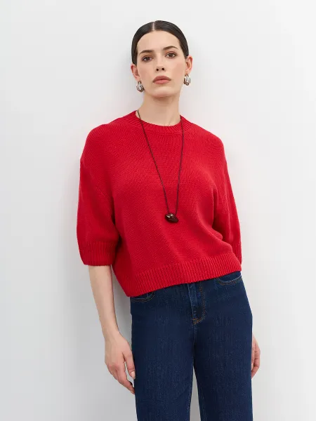 Свободный укороченный свитер SAVAGE 3599₽