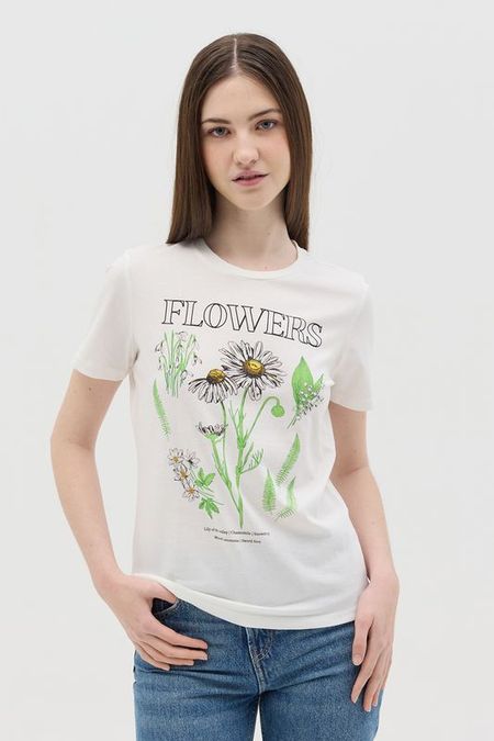 Футболка хлопковая с принтом OVS 1790₽