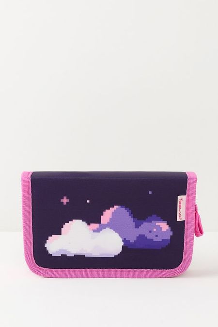 Пенал школьный с откидным клапаном c принтом Pixel Unicorn Belmil 1492₽