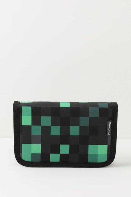 Пенал школьный и откидным клапаном c принтом Pixel Field Belmil 1990₽