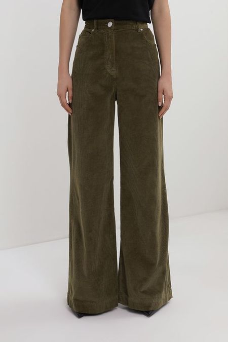 Брюки клеш вельветовые Pinko 16990₽