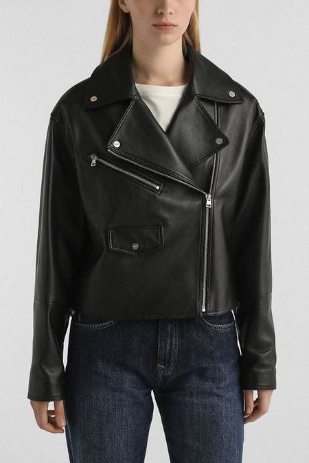 Куртка-косуха кожаная HUGO 54990₽