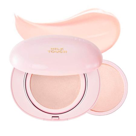 Кушон с сияющим финишем + рефил Milk Touch All-day Skin Fit Milky Glow Cushion SPF50+ PA++++ 01 Rosy Ivory
