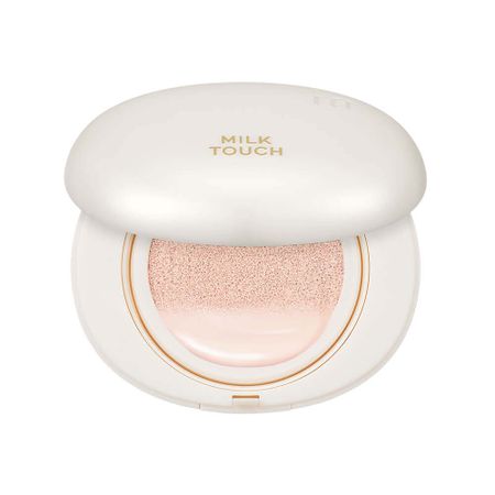 Кушон с сияющим финишем Milk Touch All Day Skin Fit Pearl Glow Cushion 01 Rosy Ivory