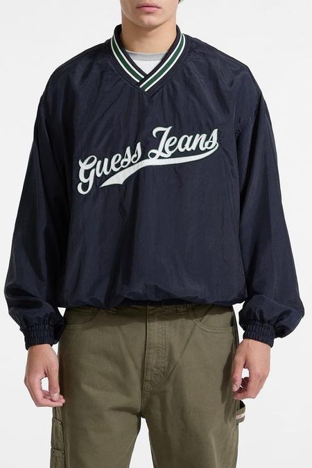 Ветровка с v-вырезом и логотипом Guess Jeans 7342₽