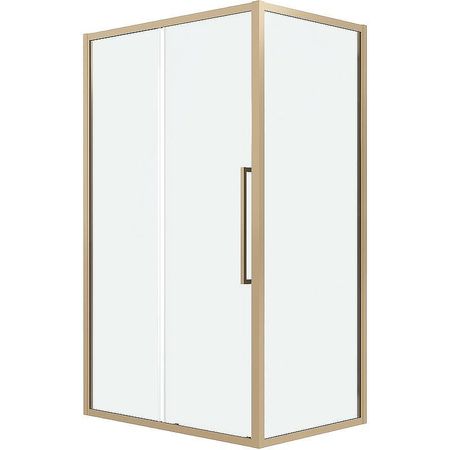 Душевой уголок Grossman Cosmo 130х70 120K330213703200 профиль Золото сатин стекло прозрачное 41472₽