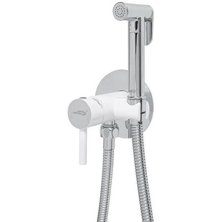 Гигиенический душ со смесителем Hansberge Nordic H3099W Хром Белый 5940₽