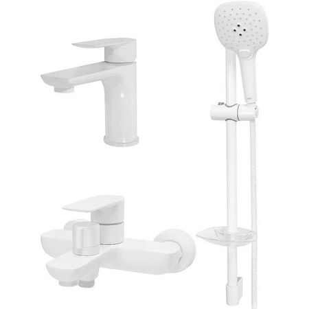 Комплект смесителей Hansberge Nordic H7099WW Белый