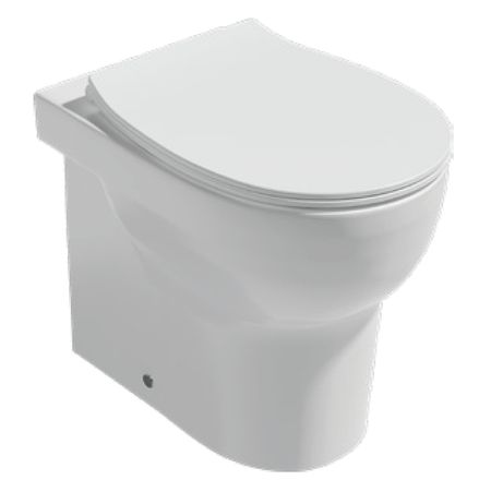 Унитаз Isvea Absolute 10AB10002SV приставной цвет Белый без сиденья 25000₽