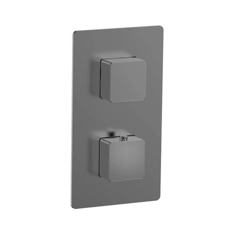 Смеситель для душа AQUAme Savona AQM8809GM с термостатом цвет Оружейная сталь 48000₽