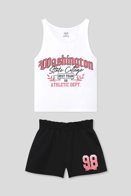 Комплект из майки и шорт с принтом OVS 780₽